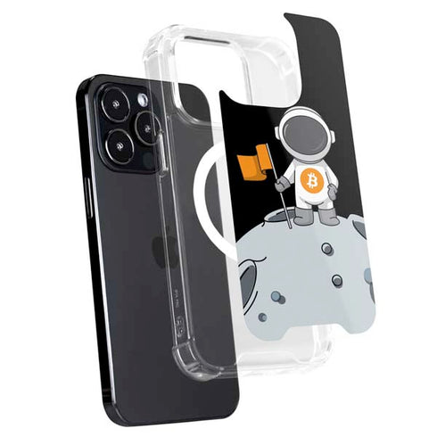 Bitcoin Astronaut iPhone 15 Pro MagSafe Case